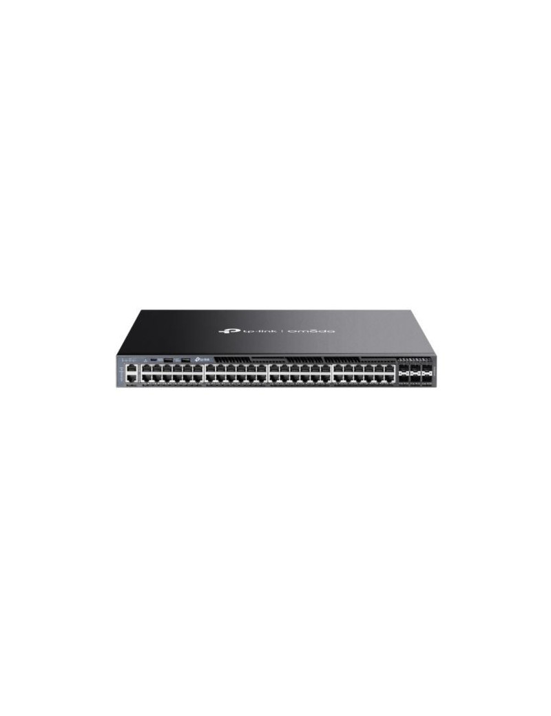 TP-LINK (SG6654X) Omada 48-Port Gigabit Stackable L3 Managed Switch with 6x 10G SFP+ Slots  USB