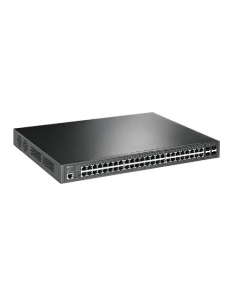 TP-LINK (TL-SG3452P) JetStream 52-Port Gigabit L2+ Managed Switch with 48-Port PoE+  4 SFP Slots  Rackmountable