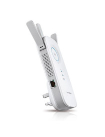 TP-LINK (RE450) AC1750 (450+1300) AC Dual Band Wall-Plug WiFi Range Extender  GB LAN  AP Mode