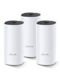 TP-LINK (DECO M4) Whole-Home Mesh Wi-Fi System  3 Pack  Dual Band AC1200  MU-MIMO  2 x LAN on each Unit