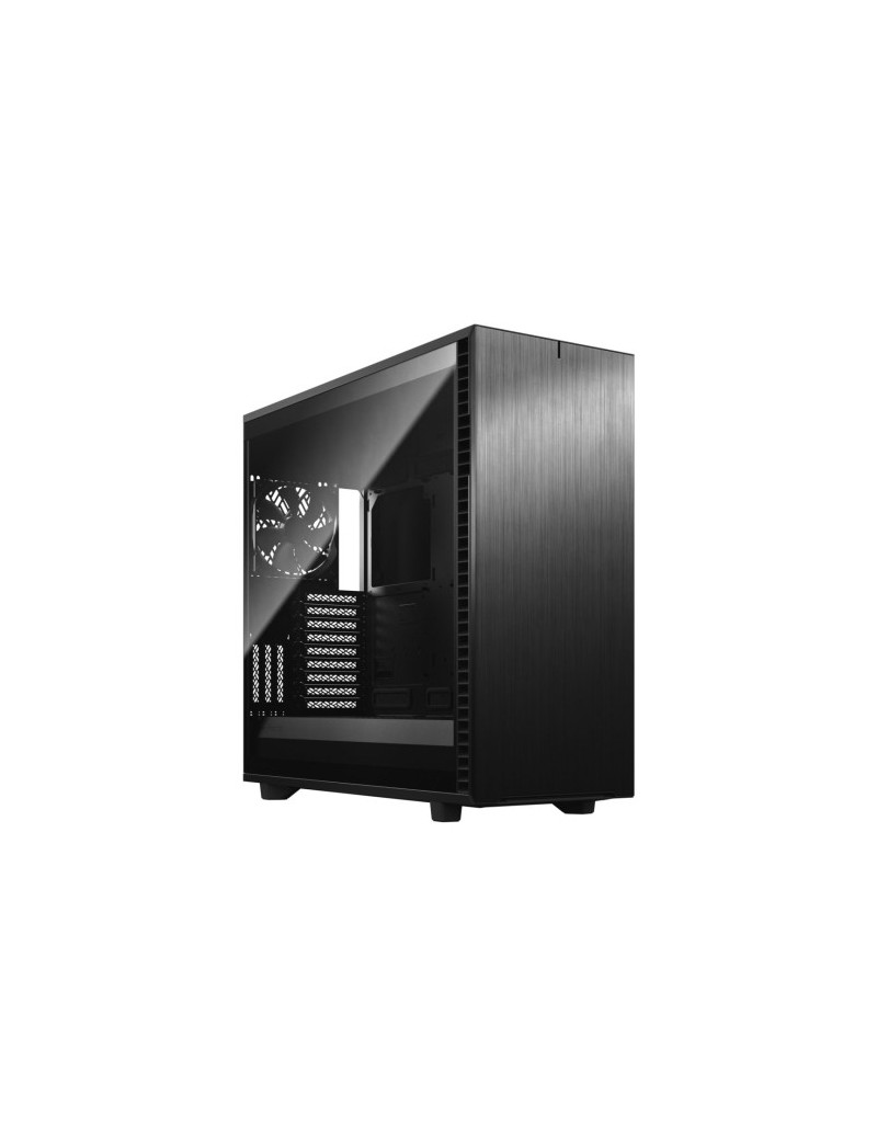 Fractal Design Define 7 XL (Light TG) Gaming Case w/ Light Tint Glass Window  E-ATX  Modular Design  3 Fans  Fan Hub  Sound Dampening  USB-C