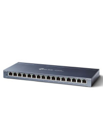 TP-LINK (TL-SG116) 16-Port Gigabit Unmanaged Desktop Switch  Steel Case