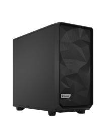 Fractal Design Meshify 2 (Black Solid) Gaming Case  E-ATX  Angular Mesh Front  3 Fans  Fan Hub  Detachable Front Filter  USB-C