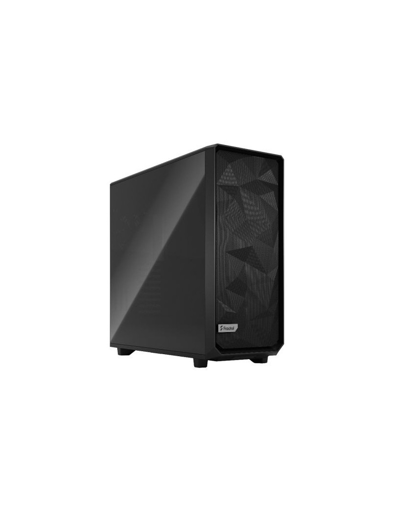 Fractal Design Meshify 2 XL (Black TG Dark) Gaming Case w/ Dark Tint Glass Window  E-ATX  Angular Mesh Front  3 Fans  Fan Hub  Detach. Front Filter  USB-C