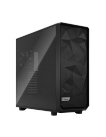 Fractal Design Meshify 2 XL (Black TG) Gaming Case w/ Light Tint Glass Window  E-ATX  Angular Mesh Front  3 Fans  Fan Hub  Detach. Front Filter  USB-C