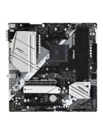 Asrock B550M PRO4  AMD B550  AM4  Micro ATX  4 DDR4  VGA  HDMI  DP  XFire  PCIe4  M.2