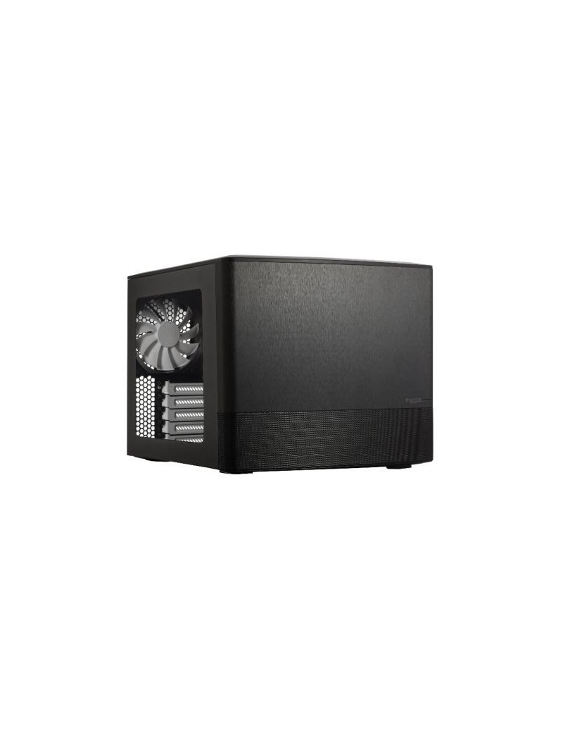 Fractal Design Node 804 (Black) Cube Case w/ Clear Window  Micro ATX  Brushed Al. Front  Optical Drive Option  280mm Watercooling  3 Fans  Fan Controller