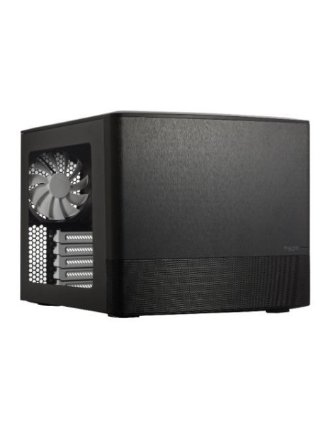 Fractal Design Node 804 (Black) Cube Case w/ Clear Window  Micro ATX  Brushed Al. Front  Optical Drive Option  280mm Watercooling  3 Fans  Fan Controller