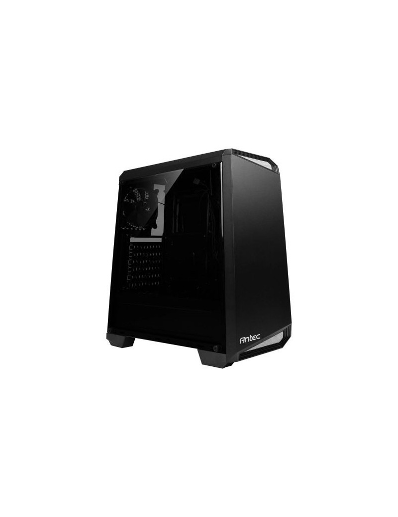 Antec NX100 ATX Gaming Case w/ Window  12cm Rear Fan  Black/Grey Highlights