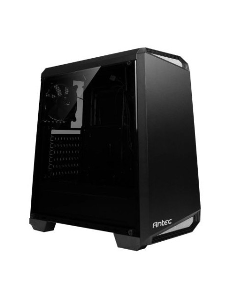 Antec NX100 ATX Gaming Case w/ Window  12cm Rear Fan  Black/Grey Highlights