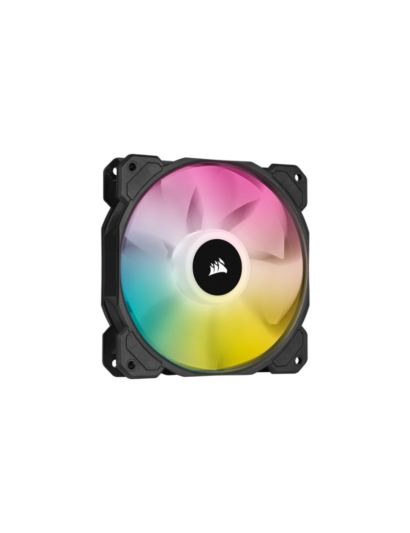 Corsair iCUE SP120 ELITE Performance 12cm PWM RGB Case Fan  8 ARGB LEDs  Hydraulic Bearing  Single Fan Expansion Pack