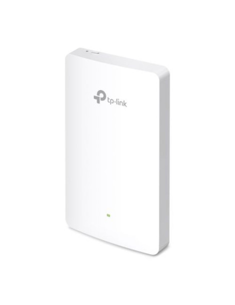 TP-LINK (EAP615-WALL) AX1800 Wall Plate Wi-Fi 6 Access Point  Dual Band  PoE  Gigabit  OFDMA & DL/UL MU-MIMO  Free Software