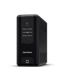 CyberPower UT 1050VA Line Interactive Tower UPS  630W  LED Indicators  6x IEC  AVR Energy Saving  Up to 1Gbps Ethernet