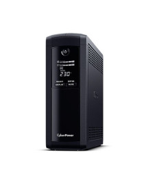 CyberPower Value Pro 1600VA Line Interactive Tower UPS  960W  LCD Display  8x IEC  AVR Energy Saving  1Gbps Ethernet