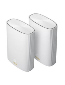 Asus (ZenWiFi AX Hybrid (XP4)) AX1800 Dual Band Mesh Wi-Fi 6 Hybrid System w/ Built-in 1300Mbps AV2 Powerline  2 Pack  White