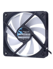 Fractal Design Silent Series R3 12cm Case Fan  Rifle Bearing  1200 RPM  Black & White