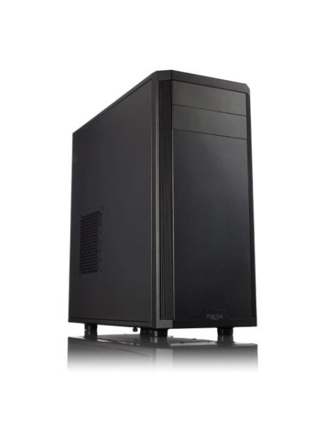 Fractal Design Core 2300 Mid Tower Gaming Case  ATX  Brushed Aluminium-look  Vertical HDD Bracket  2 Fans