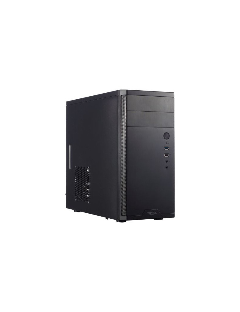 Fractal Design Core 1100 Case  Micro ATX  Brushed Aluminium-look  350mm GPU Support  USB 3.0  1 Fan