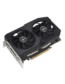 Asus DUAL RX7600 V2 OC  PCIe4  8GB DDR6  HDMI  3 DP  2715MHz Clock  Overclocked