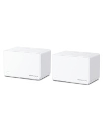 Mercusys (HALO 80X 2-Pack) AX3000 Dual Band Whole Home Mesh Wi-Fi 6 System  3 LAN per Unit  OFDMA & MU-MIMO