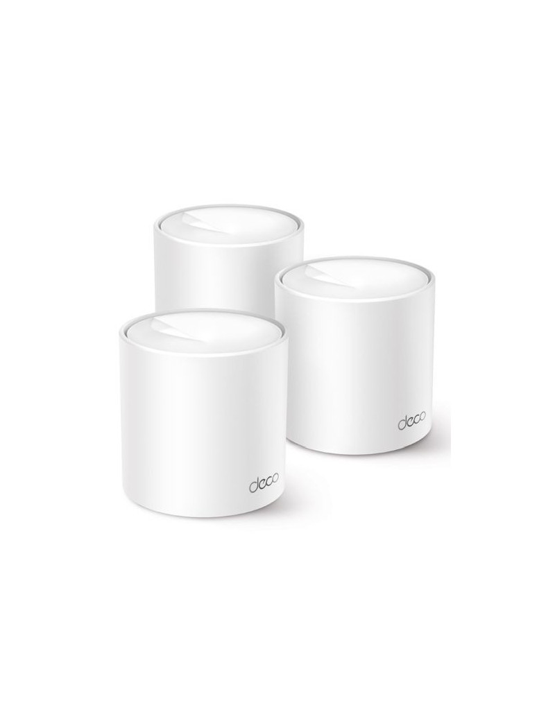 TP-LINK (DECO X1500) AX1500 Whole Home Mesh Wi-Fi 6 System  3 Pack  Dual Band  OFDMA & MU-MIMO