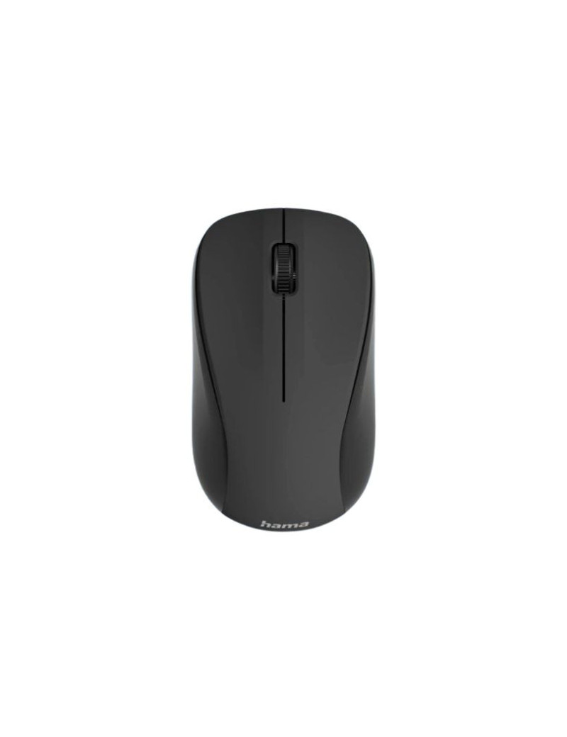 Hama MW-300 V2 Wireless Optical Mouse  3 Buttons  1200 DPI  Quiet  Ambidextrous  Black