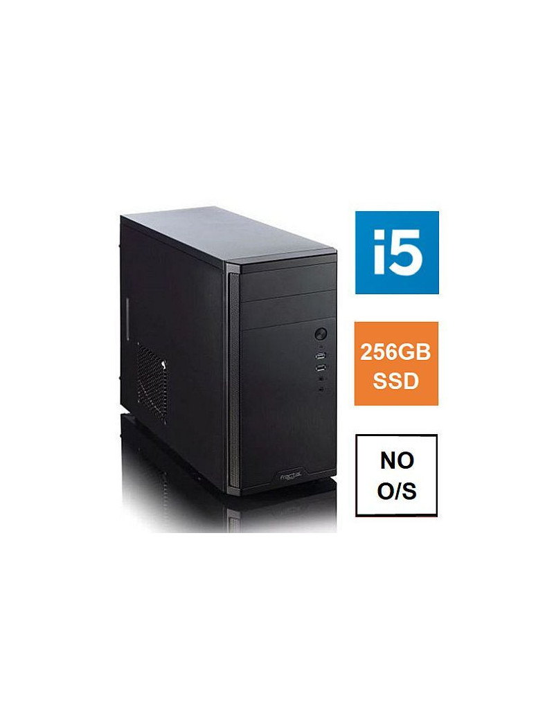 Spire MATX Tower PC  Vida Business Case  i5-12400  8GB 3200MHz  256GB SSD  Corsair 550W  No Optical  KB & Mouse  No Operating System