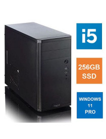 Spire MATX Tower PC  Vida Business Case  i5-12400  8GB 3200MHz  256GB SSD  Corsair 550W  No Optical  KB & Mouse  Windows 11 Pro