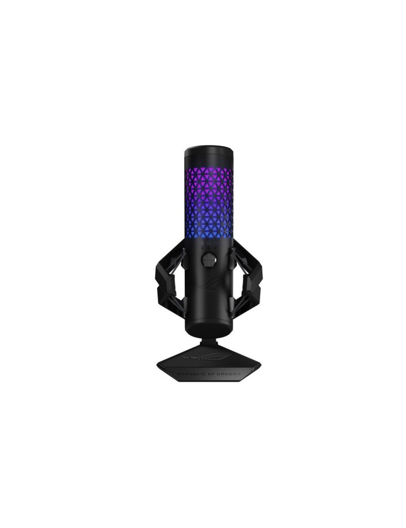 Asus ROG Carnyx USB Gaming Microphone  Studio-Grade 25mm Condenser  192kHz/24-bit  High-Pass Filter  Pop Filter  Metal Mount  RGB Lighting  Black