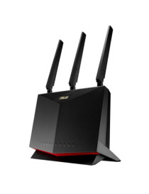 Asus (4G-AC86U) Cat.12 AC2600 Wireless Dual Band 4G LTE Router  4x LAN  WAN Port  USB  Nano SIM Slot  MU-MIMO  AiProtection