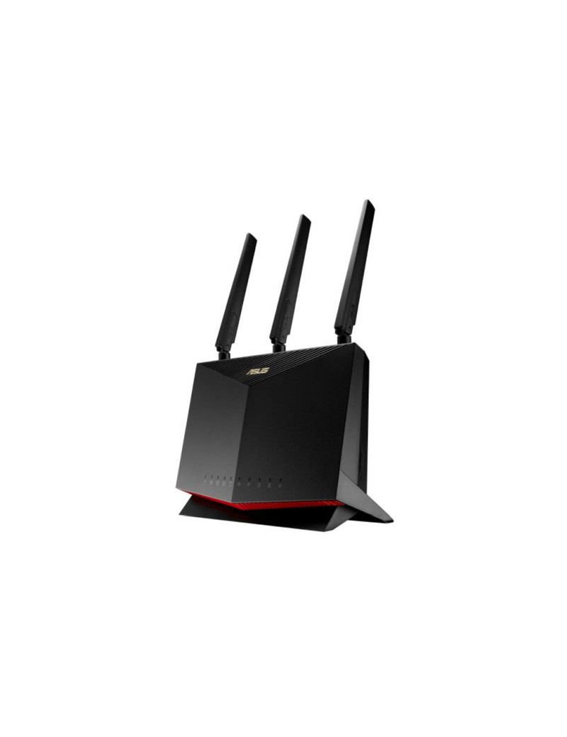 Asus (4G-AC86U) Cat.12 AC2600 Wireless Dual Band 4G LTE Router  4x LAN  WAN Port  USB  Nano SIM Slot  MU-MIMO  AiProtection