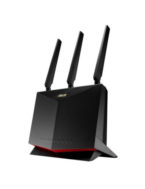 Asus (4G-AC86U) Cat.12 AC2600 Wireless Dual Band 4G LTE Router  4x LAN  WAN Port  USB  Nano SIM Slot  MU-MIMO  AiProtection