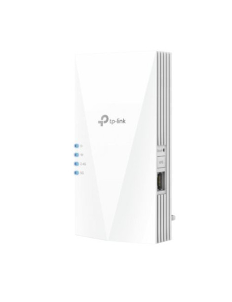 TP-LINK (RE600X) AX1800 (1201+574) Dual Band Wall-Plug Wi-Fi 6 Range Extender  Ultra-Low Latency  OneMesh  AP Mode