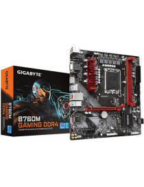 Gigabyte B760M GAMING DDR4 Intel 1700 Socket Motherboard  Micro-ATX  2x DDR4 Slots  2x M.2 Sockets  1x USB-C Port  2.5GbE LAN  1x D-Sub / 1x DisplayPort / 1x HDMI Port