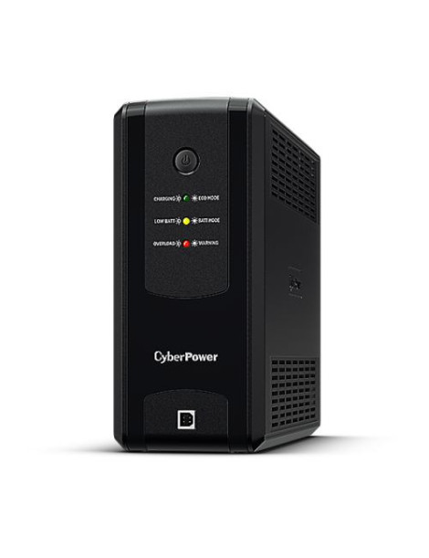 CyberPower UT 1050VA Line Interactive Tower UPS  630W  LED Indicators  6x IEC  AVR Energy Saving  Up to 1Gbps Ethernet