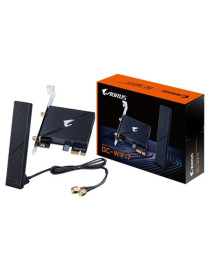 Gigabyte GC-WIFI7 Intel WiFi 7 5800Mbps Tri Band Wireless PCI-Express Card and Bluetooth 5.3 c/w Magnetic Ultra-high Gain Antenna