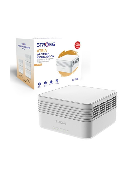 Strong MESHAX3000ADDUK AX3000 Whole Home Wi-Fi 6 Mesh System/Additional Unit (1 Pack) - 1 600sq.ft Coverage