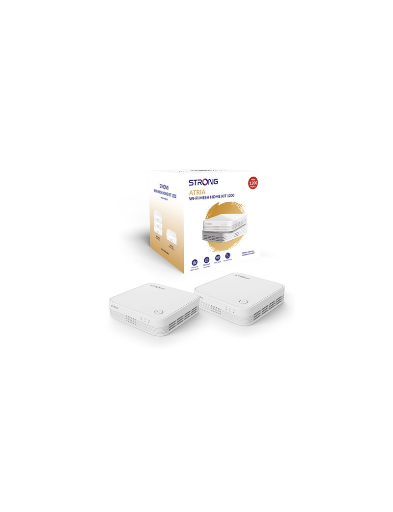 Strong MESHKIT1200UK(DUO) AC1200 Whole Home Wi-Fi Mesh System (2 Pack) - 3 300sq.ft Coverage