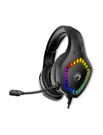 Marvo Scorpion H8360 Gaming Headphones  USB and 3.5mm  RGB Gaming Headset - PC  Xbox  Switch  PS5 and PS4 Compatible  Professional 40mm Audio Drivers  Omnidirectional Mic