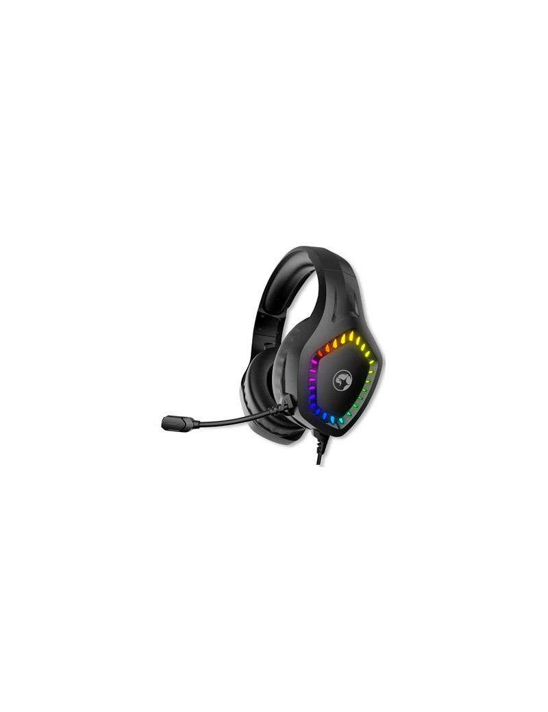 Marvo Scorpion H8360 Gaming Headphones  USB and 3.5mm  RGB Gaming Headset - PC  Xbox  Switch  PS5 and PS4 Compatible  Professional 40mm Audio Drivers  Omnidirectional Mic