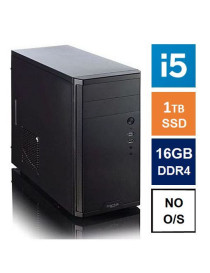 Spire MATX Tower PC  Vida Business Case  i5-12400  16GB 3200MHz  1TB SSD  Corsair 550W  No Optical  KB & Mouse  No Operating System