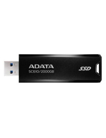 Adata SC610 2TB Pocket Size External SSD  USB 3.2 Gen2 Type-A  Capless Retractable Design  Key Ring