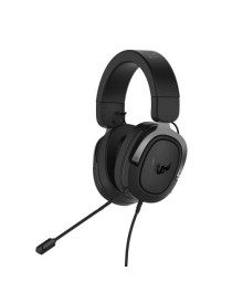 Asus TUF Gaming H3 7.1 Gaming Headset  3.5mm Jack  Boom Mic  Surround Sound  Deep Bass  Fast-cooling Ear Cushions  Gun Metal