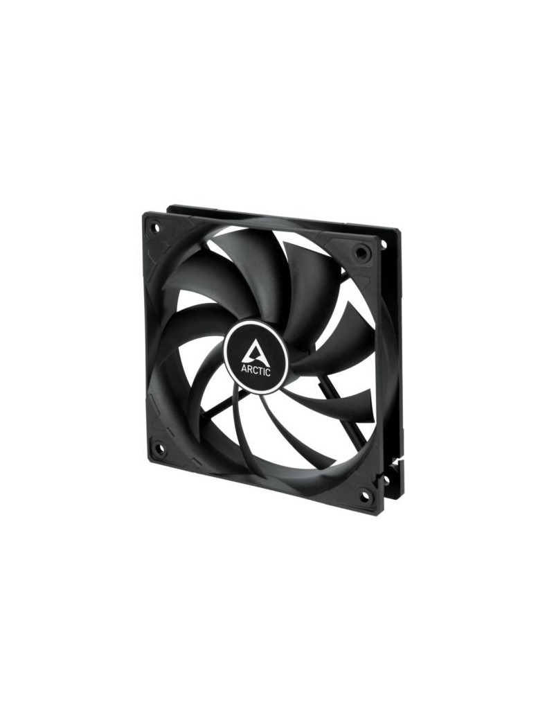 Arctic F12 Low Noise 12cm Case Fan  Black  9 Blades  Fluid Dynamic