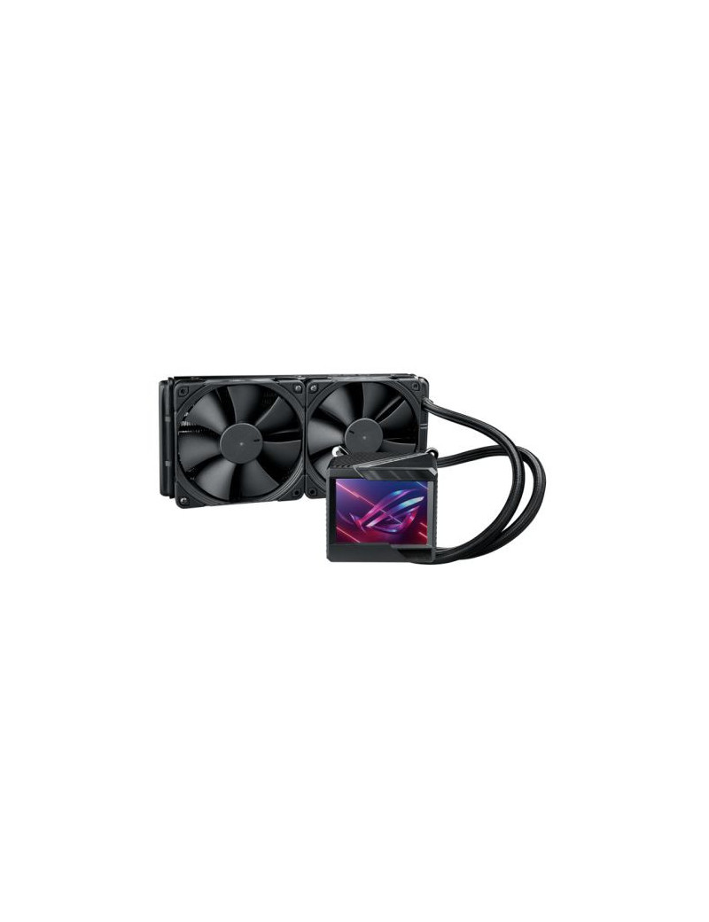 Asus ROG Ryujin II 240mm Liquid CPU Cooler  2 x 12cm PWM Fan  Full Colour Customisable LCD Display