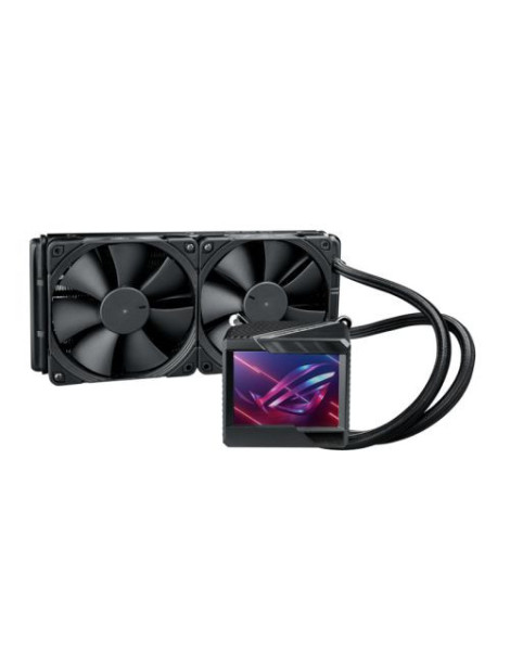 Asus ROG Ryujin II 240mm Liquid CPU Cooler  2 x 12cm PWM Fan  Full Colour Customisable LCD Display