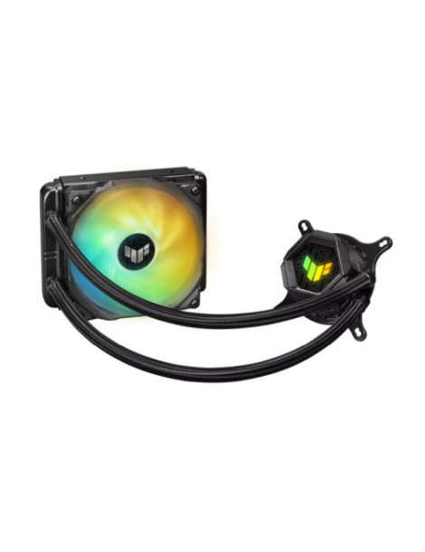 Asus TUF Gaming LC120 ARGB Liquid CPU Cooler  120mm Radiator  ARGB Pump Head  1 x ARGB PWM Fan