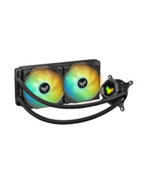 Asus TUF Gaming LC240 ARGB Liquid CPU Cooler  240mm Radiator  ARGB Pump Head  2 x ARGB PWM Fans