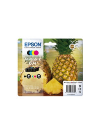 Epson 604 Multipack - Full Set of 4 Ink Cartridges - Pineapple (Original) C13T10G64010 Value Pack CMY (130 Pages) K (150 Pages)