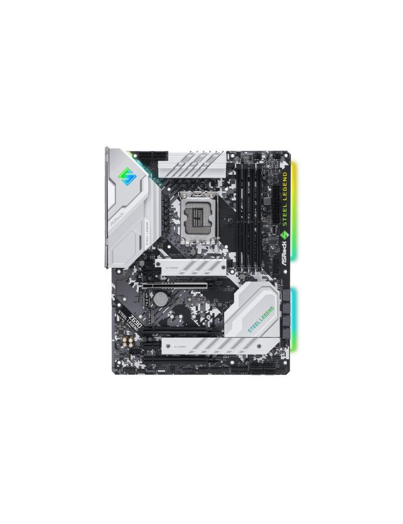 Asrock Z690 STEEL LEGEND  Intel Z690  1700  ATX  4 DDR4  HDMI  DP  PCIe5  2.5GB LAN  RGB  3x M.2